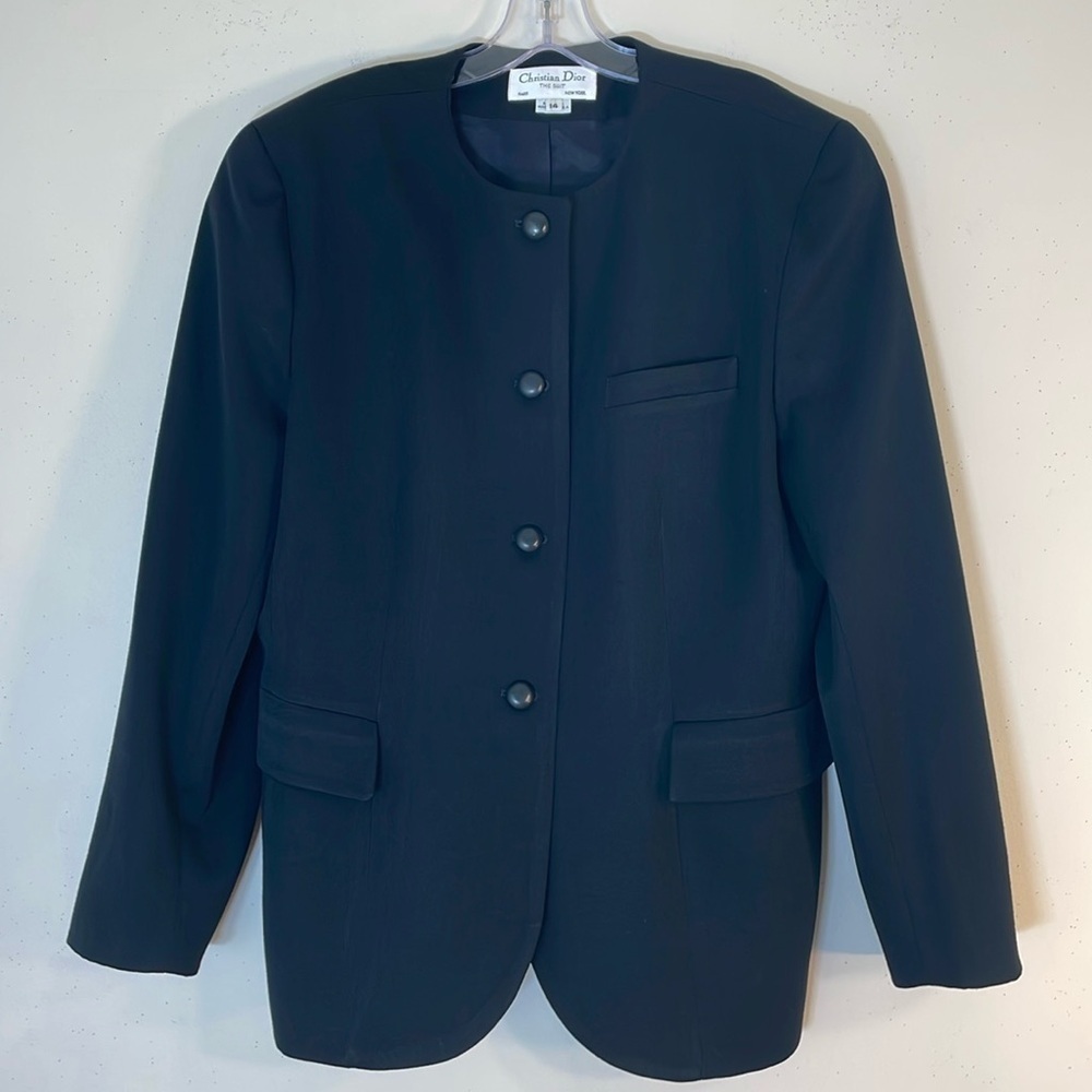Dior Black Blazer Structured Tailored Design